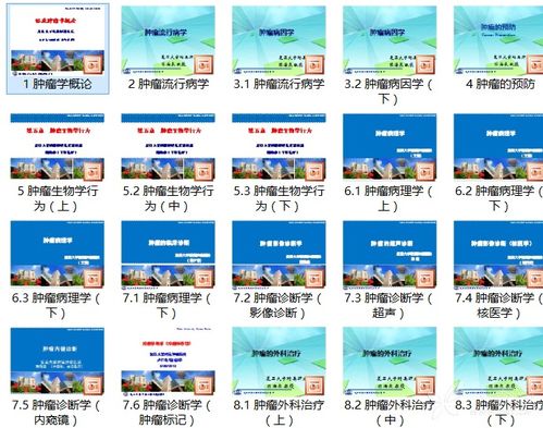 最新腫瘤學精品教學課件資源概覽與研究進展